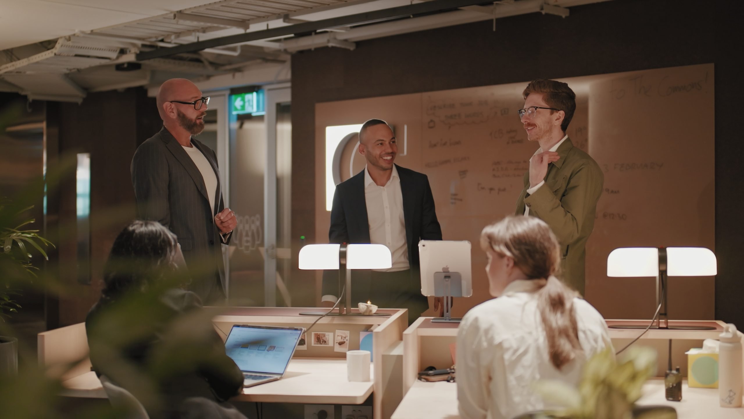 The doris team in a meeting